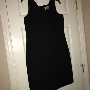 Plain black dress